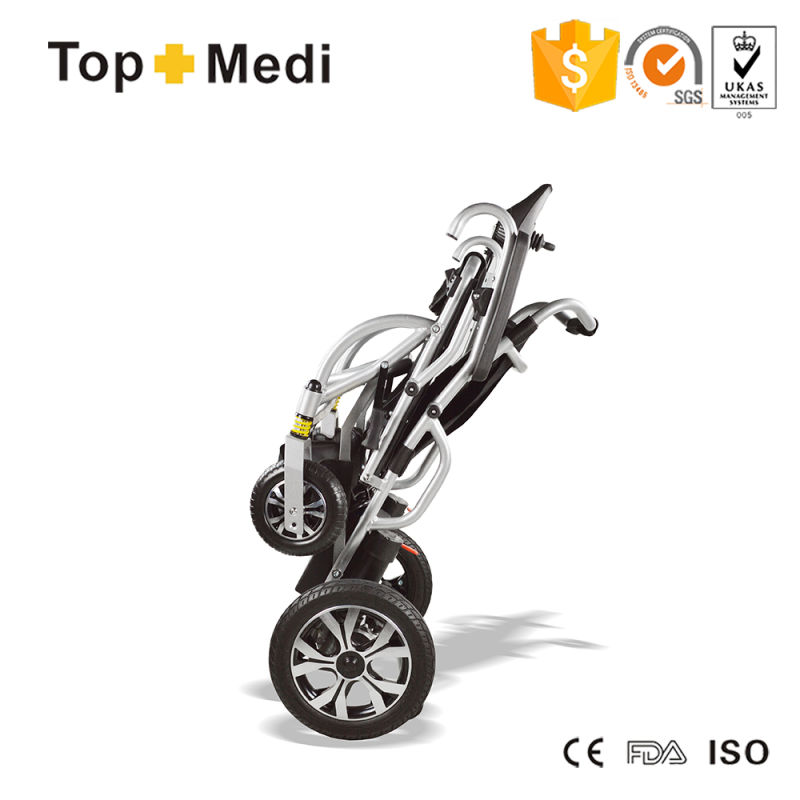 Folding and Portable Electric Wheelchair Weighs Only 18kg