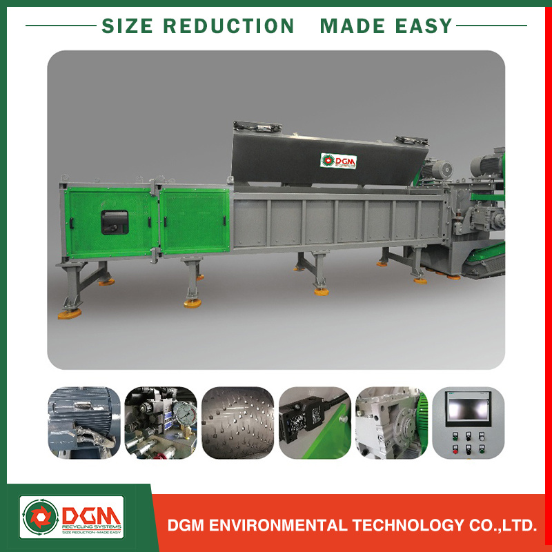 Large Big Size Pipe Plastic Recycling Shredder