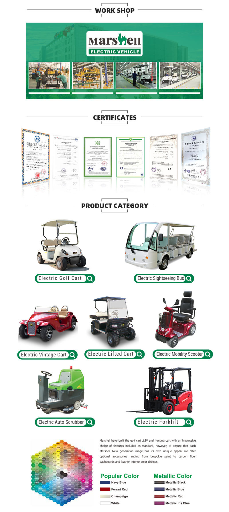 Four Wheel Handicapped Mobility Scooter for Elderly and Disabled (DL24500-2)