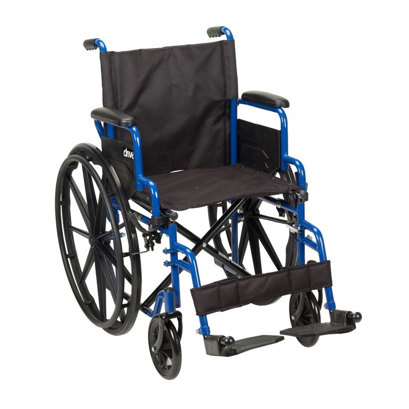 Wheelchair Lightweight Foldable with 24'' Rear Wheel