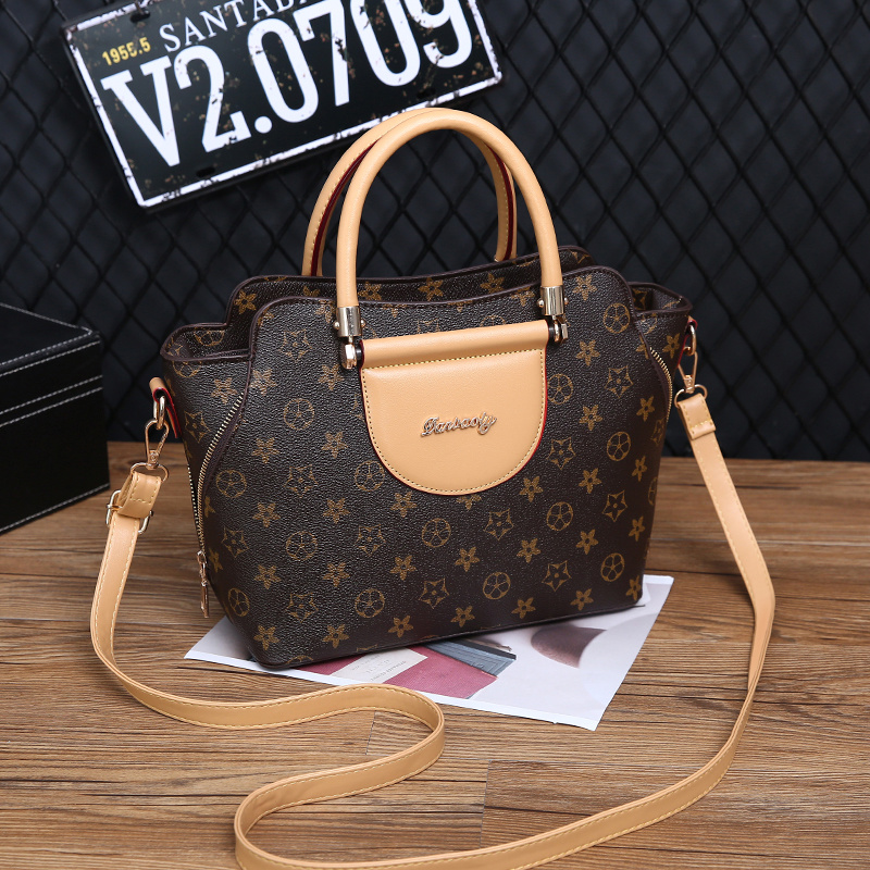 2019 New Arrival Designer Ladies Shoulder Tote Bag European Style PU Leather Women Handbag