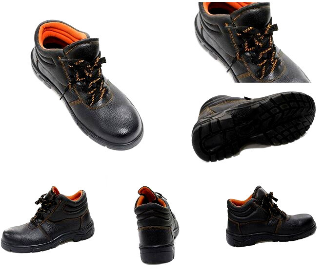 Real Genuine Leather Safety Shoes Leather Working Boots Working Shoes