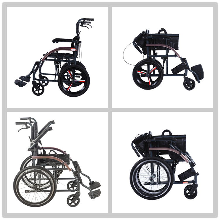 Foldable Aluminium Transport Wheelchairs in Pakistan