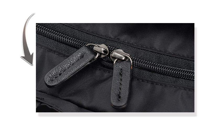 Women's Nylon Handbag Black Fashion Shopping Tote Bag Large Black Shoulder Cute Cartoon Bag