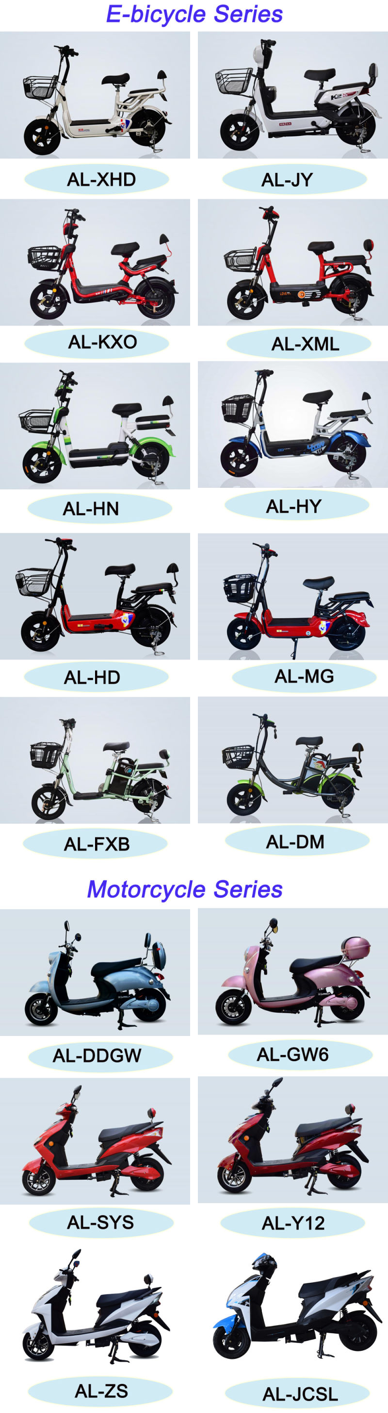 Al-Gw6 1200W Chinese Electric Motorbike Mini Electric Motorbike Price