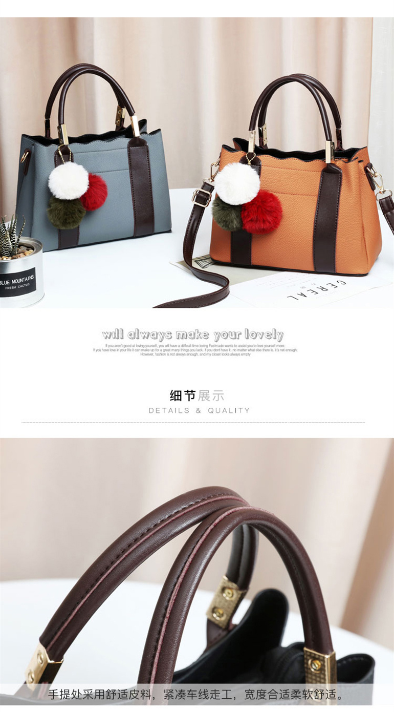 Famous Brand PU Leather Handbags for Women Ladies Handbag