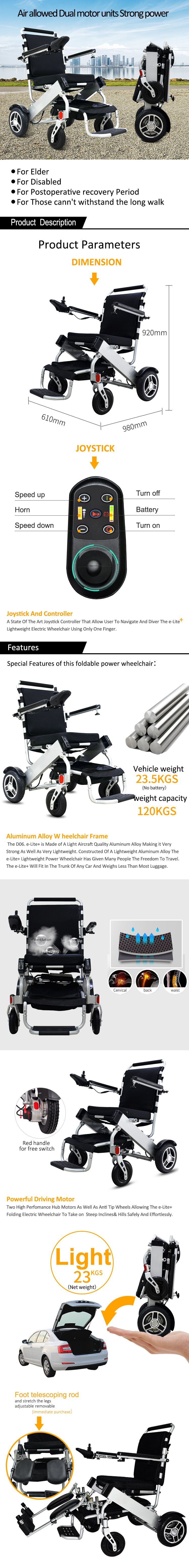 Disabled & Elderly Using Wheelchair Trusted Electric Wheelchair for Adults