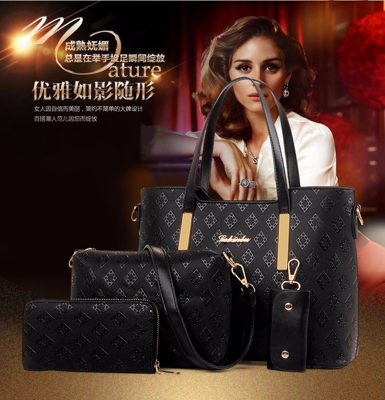 PU Leather Designer Lady Handbags Tote Bag