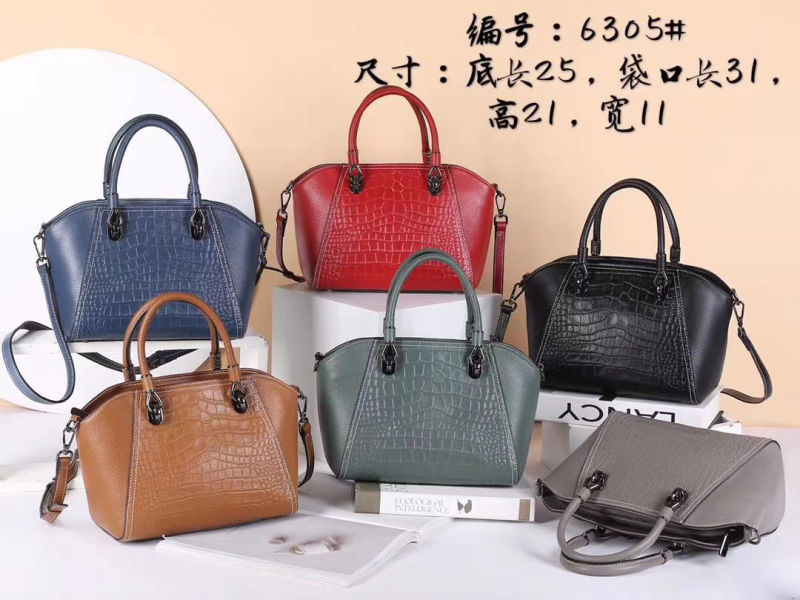 China Factory High Quality Genuine Leather Handbags for Women Fashion Ladies Handbags