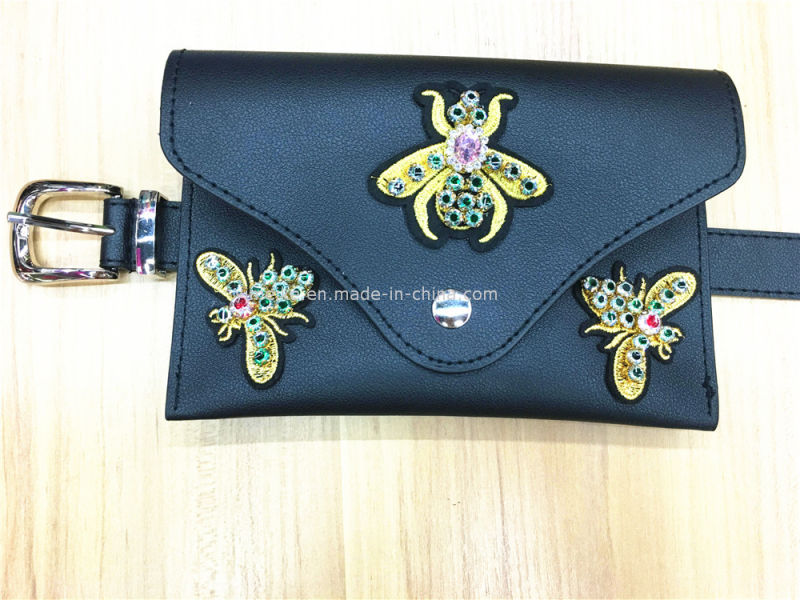 2018 Top Fashion Women Wallet Belt Pack with Spider Accessories