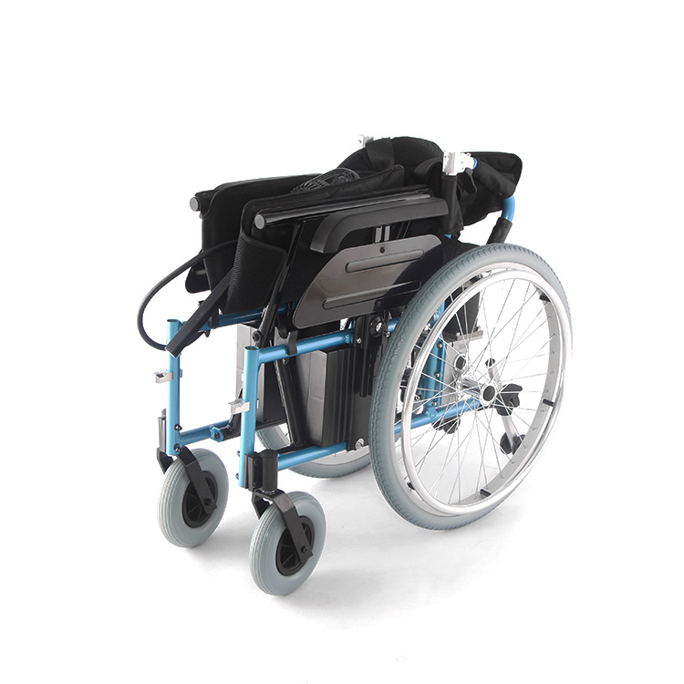 Topmedi Medical Equipment Aluminum Folding Portable Electric Power Wheelchair