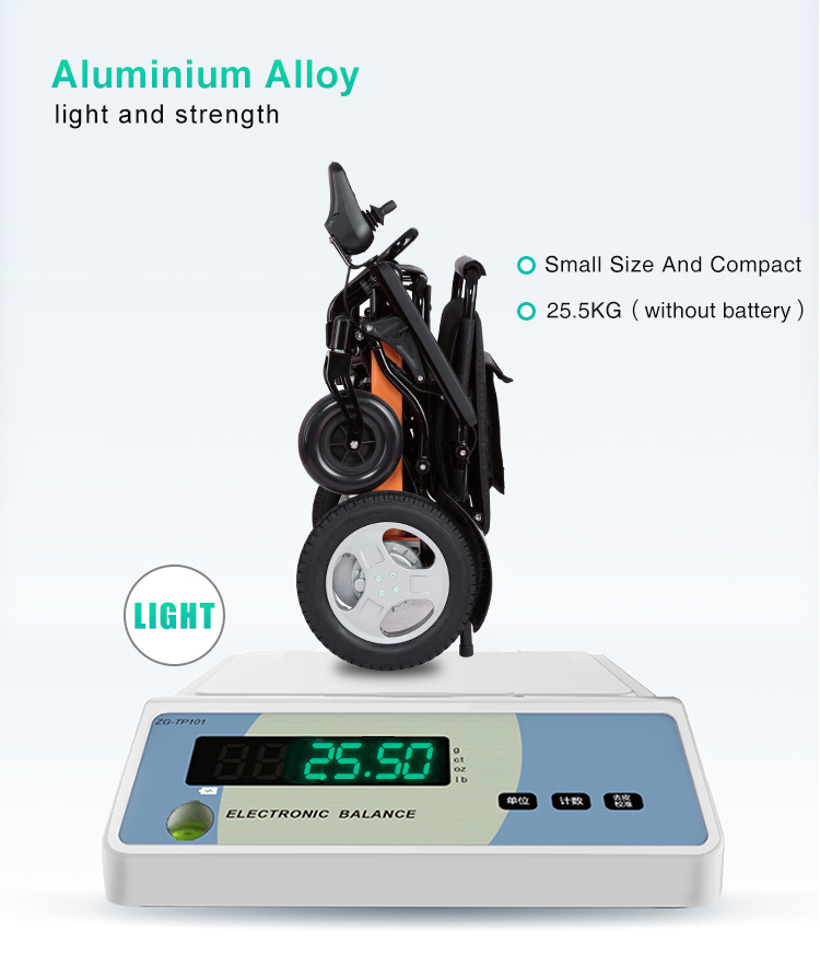 Medical Supply Folding Portable Power Wheelchair with Ce&FDA