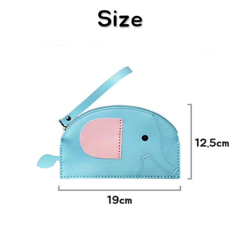 Fashion Woman PU Coin Wallet Leather Purse for Girls