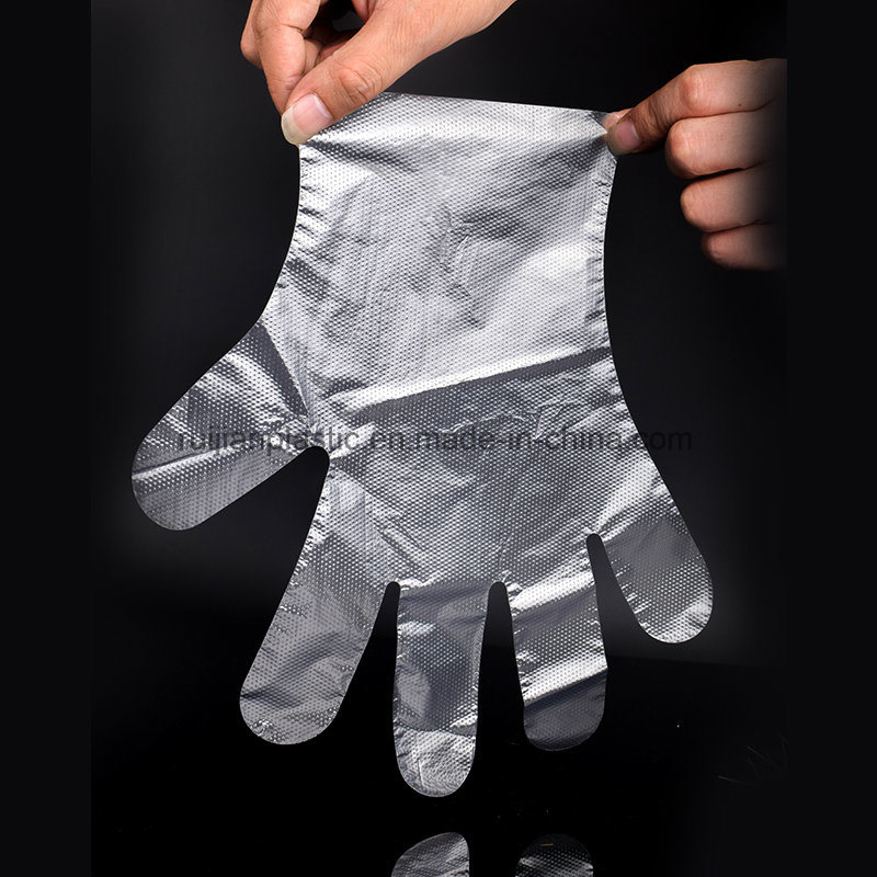 Hot Sale Folded 2PCS/Bag PE Disposable Work Glove