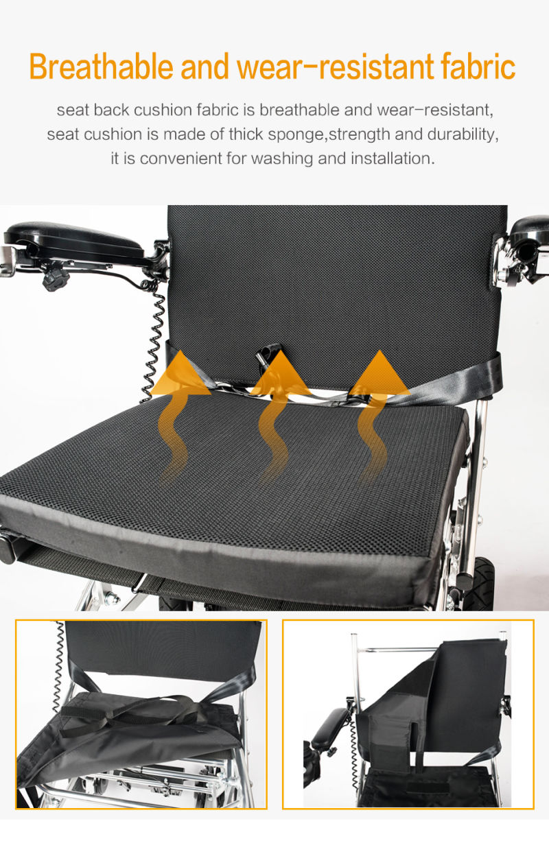 19.5kg Lightweight Portable Power Medical Electric Wheelchairs