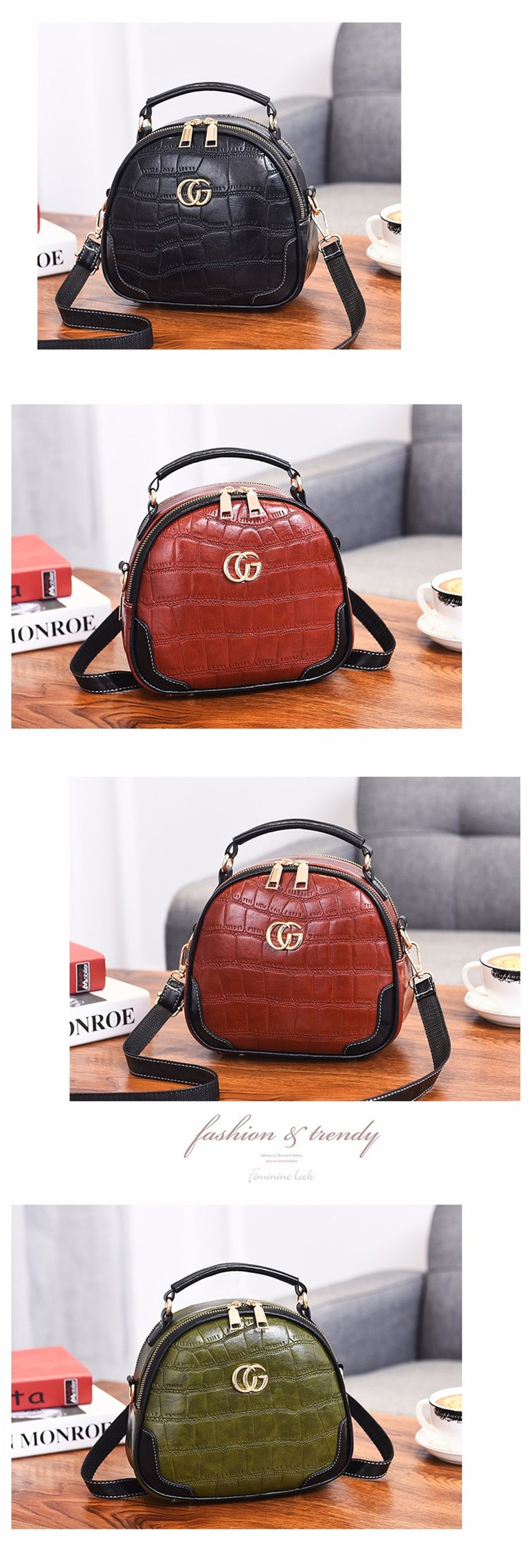 Latest Design PU Handbags for Women Leather Ladies Handbags Women Tote Bag