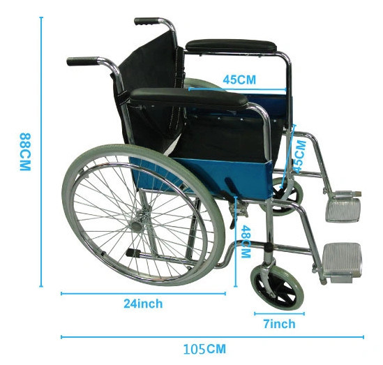 Wholesale Economic Durable Manual Folding Elderly Lightweight Wheelchair