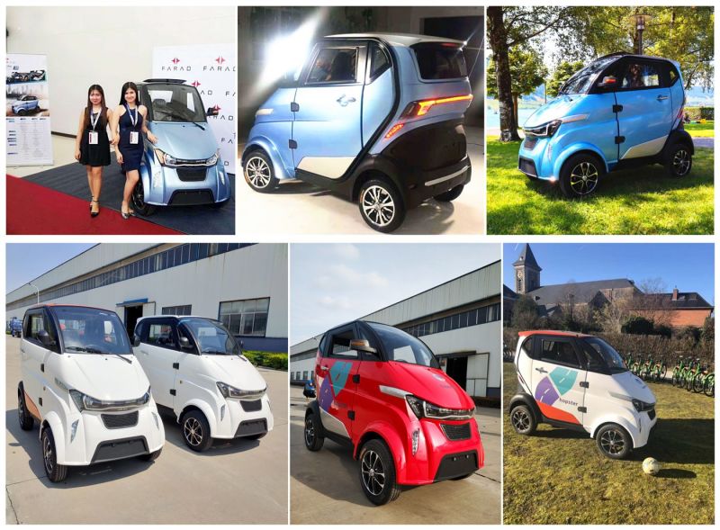 Mobility Small Enclosed 4 Wheel EEC Electric Car for Teenagers