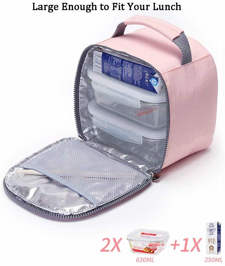 Mini Lunch Box Insulated Cooler Bag Lunch Bags for Work, Office