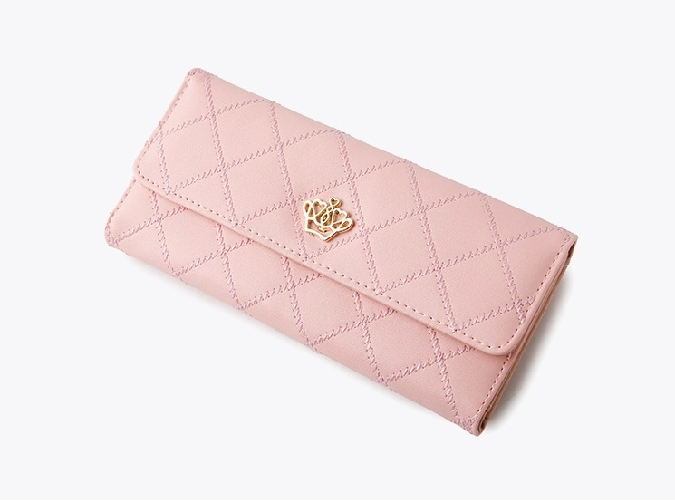 Fashion Ladies Purse Elegant Clutch Women Long Purse PU Leather Wallet