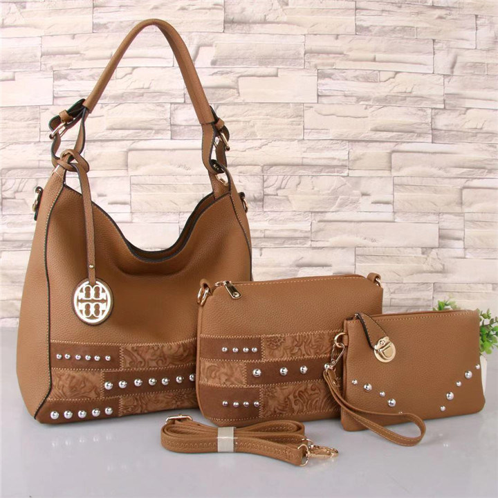 Profession OEM Factory Handbag Sets in 3PCS for Women Fashion Big Capacity Tote Bag Sh1137