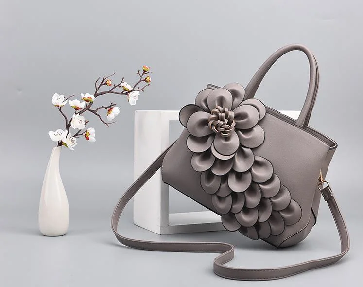 New Designer PU Leather Ladies Handbags Messenger Bag Tote Bag