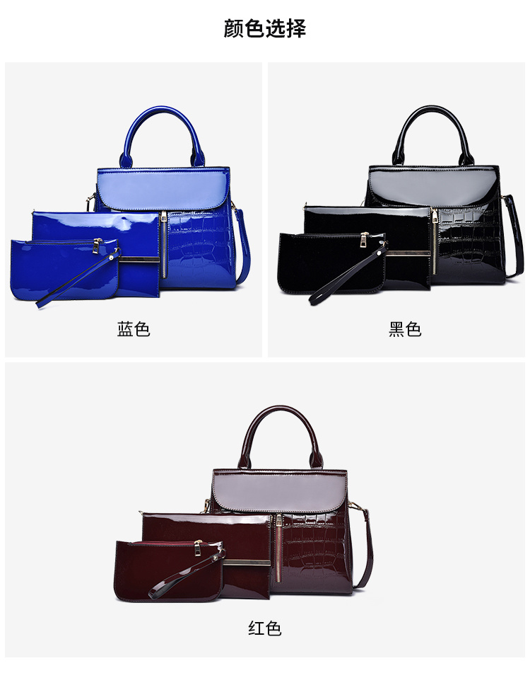 Fashion Women Handbag Set Women Leather Handbag Ladies Hand Bags Designer