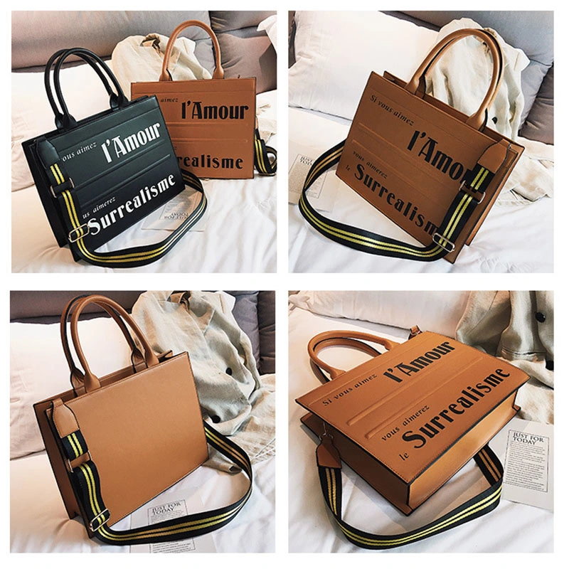 Leather Trend Big Bag Designer Brand Shoulder Bag Luxury Handbag Messenger Tote Bag