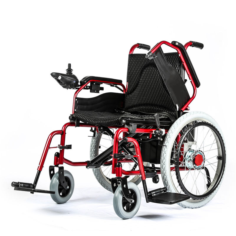 Outdoor Cheap Price Light Weight Foldable Mobility Electric Wheelchair