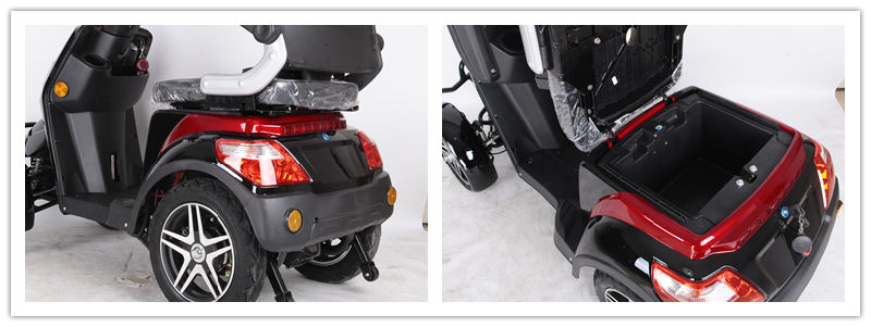 Four Wheel Electric Mobility Scooter for Disabled or Handicapped