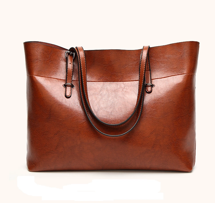 2020 Fashion Design PU Leather Handbag Tote Bag for Women