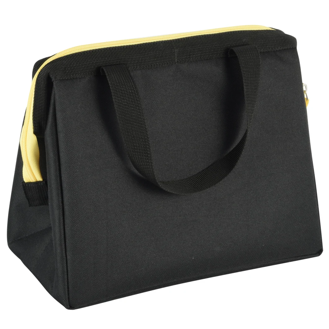 Ningbo Factory Lunch Bags with Wire-Steel for Women 900dpolyester