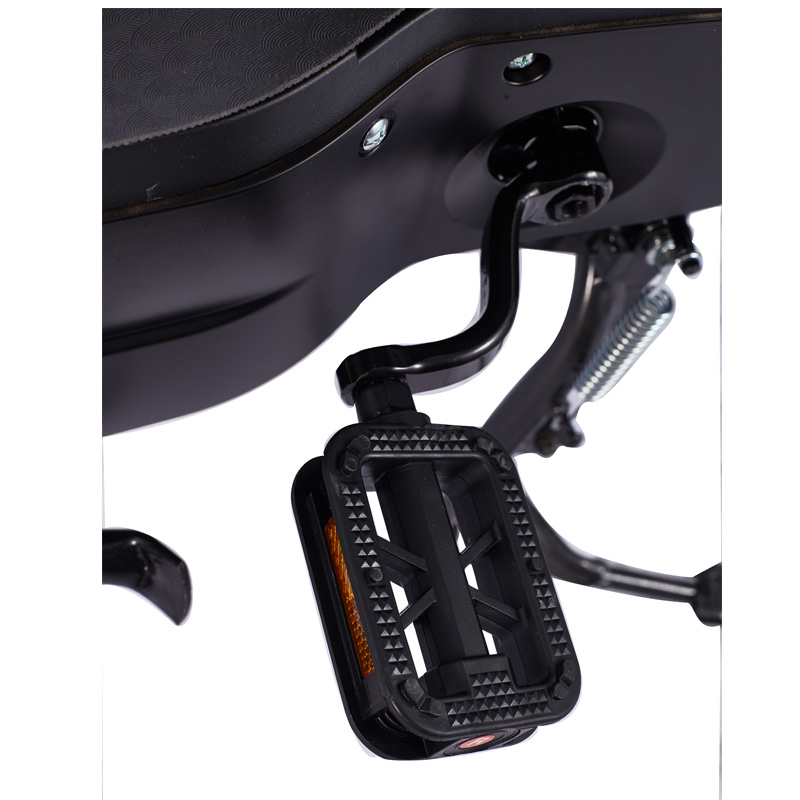 Lithium Battery Pedal Electric Moped Scooter with Double Battery