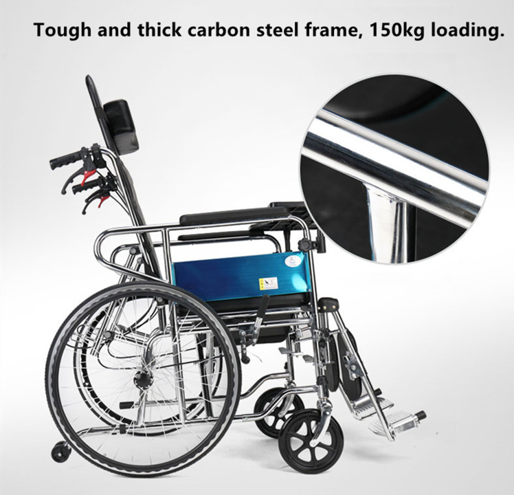 Folded Recline Back Manual Wheelchairs Price