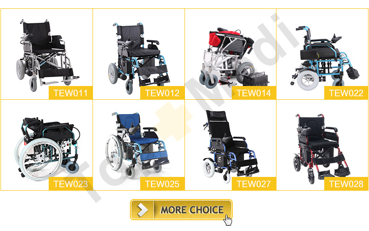 New Portable Easy Folding Aluminum Alloy Power Electric Wheelchair