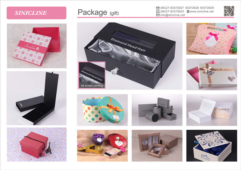 Sinicline Men Women Wallets/Purse Gift Packaging Paper Boxes