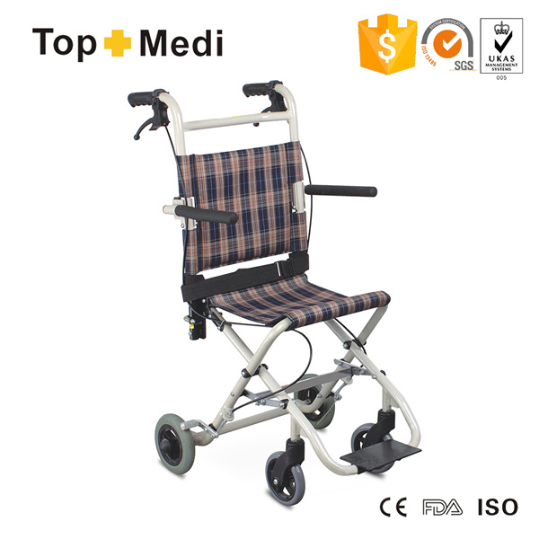 Aluminum Light Weight Transit Wheelchair for Elderly and Disabled