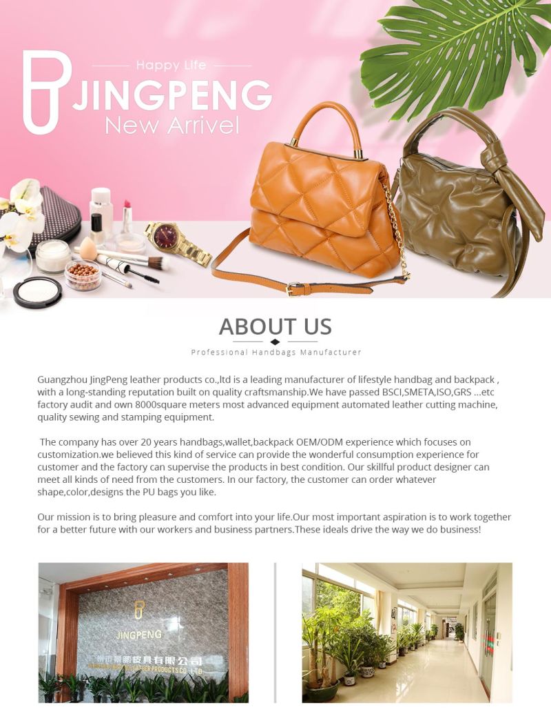 2021 Fashion Ladies Bag PU Leather Tote Bag for Women