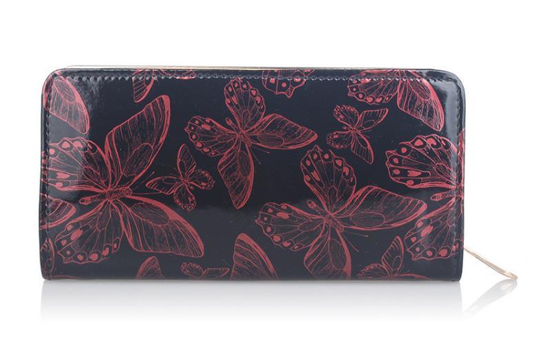Butterfly Printing Female Wallet Clutch Bag Evening Bag Handbag Purses Handbags