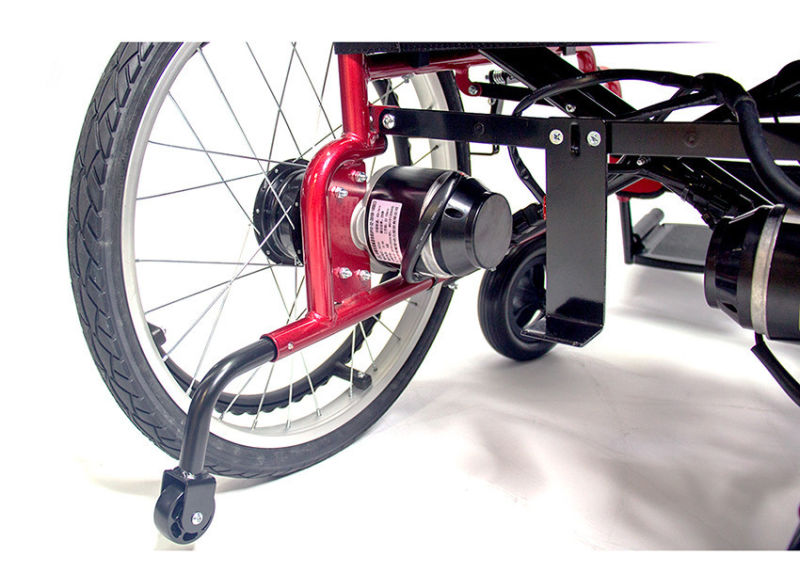 Steel 12 Inch Power Motor Electrical Wheelchair for Old People