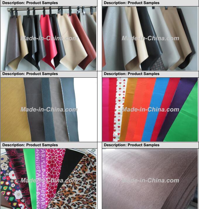 SGS Certification Embossed Mirror, Highlight Luggage Bags Leather PVC Leather