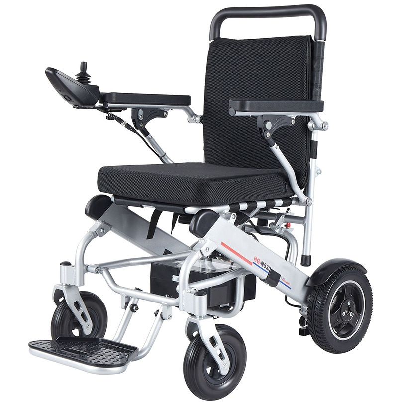 Cheapest Folding Motorized Automatic Power Electric Wheelchair for Disabled