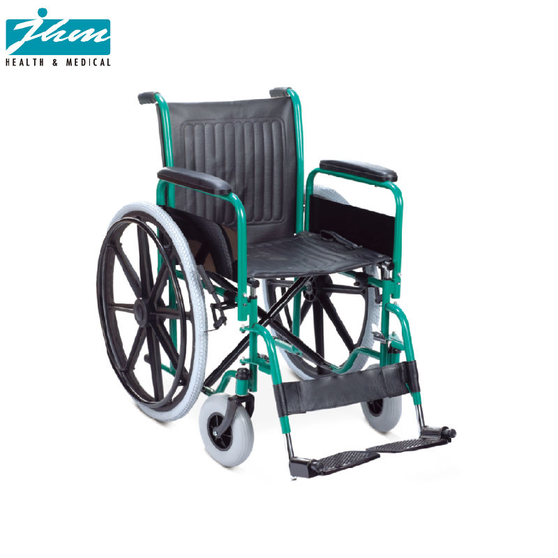 Elderly Disabled Medical Manual Fold Aluminum Transfer Wheelchair