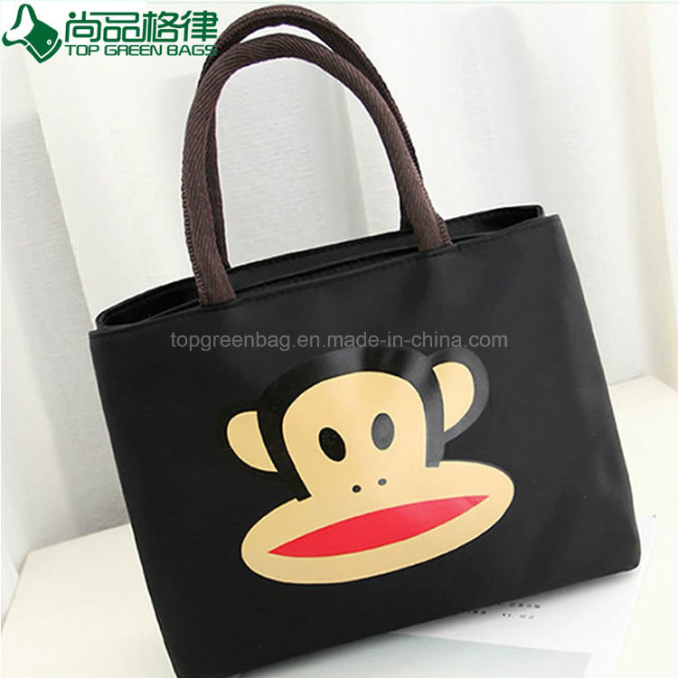 Cute Fancy Trendy Polyester Zipper Ladies Tote Hand Bags Carrier