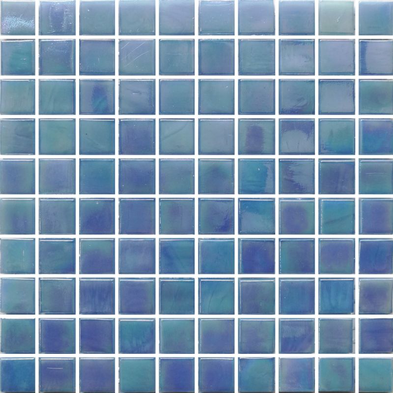 Navy Blue Recycle Glass Blue Mosaic Glass Tile Swimming Pool