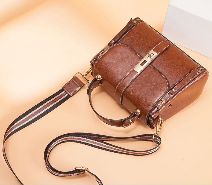 Real Leather Women Shoulder Bag Luxury Brands Famous Fashion Single Handle Ladies Handbag