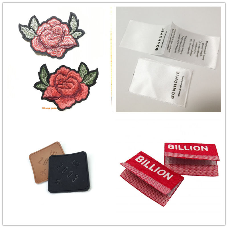 Popular PU Leather Label Brown Leather Patch