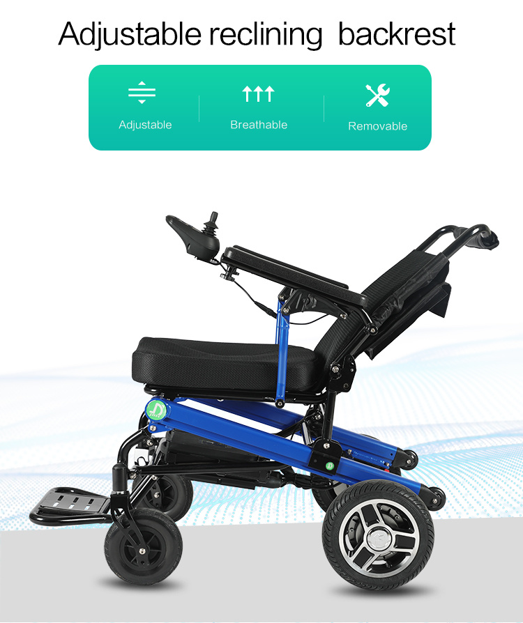 Adjustable Folding Electric Wheelchair
