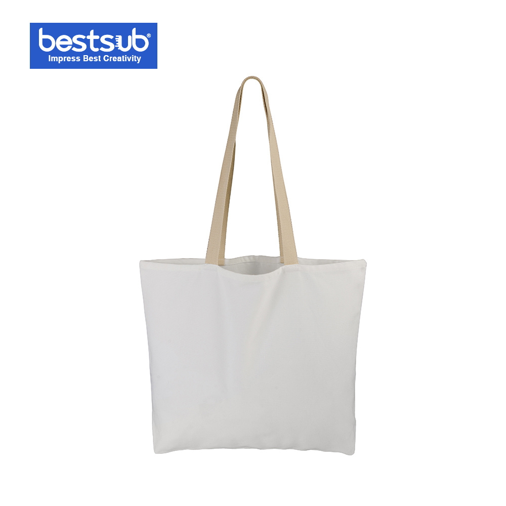 Bestsub Sublimation Canvas Tote Bag (White) (HBD10)