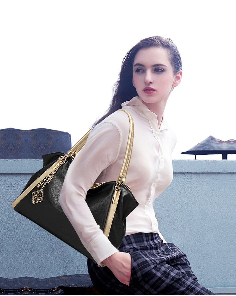 Long Strap Fashion Designer Lady Handbag Women Leather Shoulder Bag Tote Bag